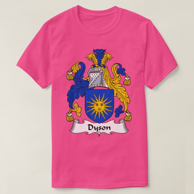 Camiseta Dyson Casaco de Braços para a Proteção Familiar (Frente do Design)