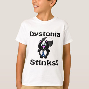 Camiseta Dystonia Stinks Skunk Awarness Design
