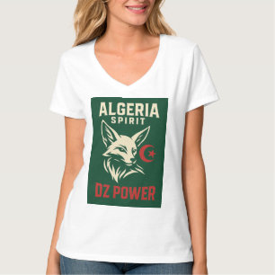 Camiseta DZ POWER - Argélia Spirit Fennec Design T Shirt