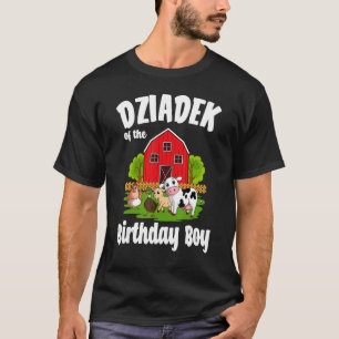 Camiseta Dziadek Da Festa De Boas Fazendas De Aniversário