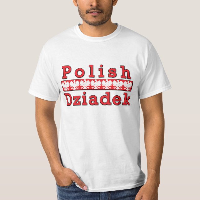 Camiseta Dziadek polonês Eagles (Frente)