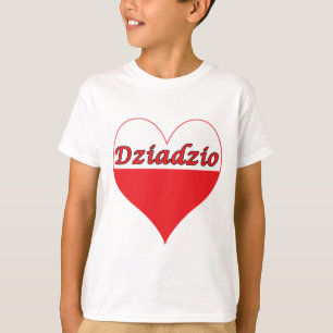 Camiseta Dziadzio Polonês Heart