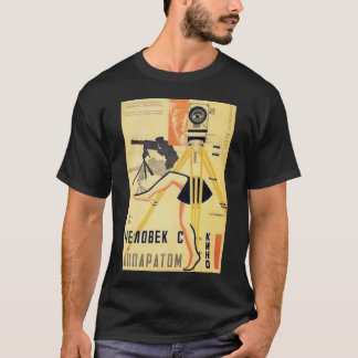 CAMISETA DZIGA VERTOVS MAN COM UMA CÂMERA DE FILME 19291