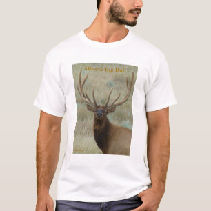 Camiseta E10 Alce Macho em Antler Fotografia da Cabeça