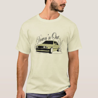 Camiseta E30 para baixo 'n para fora