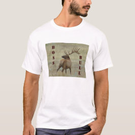 Camiseta E6 Bull Elk em Velvet