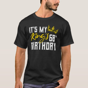Camiseta É a 68ª Celebração do Dia da Festa de aniversário