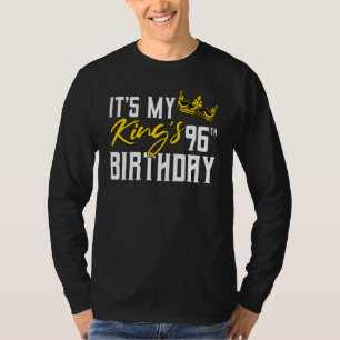 Camiseta É a 96ª Celebração do Dia da Festa de aniversário