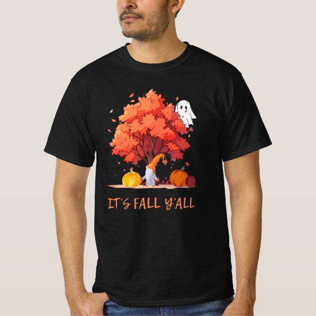 Camiseta É a árvore de outono de "Pumpkin Gnomo Autumn" (Frente)