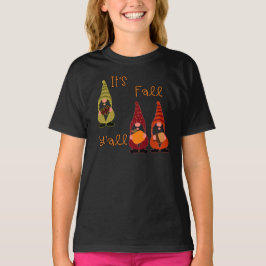 Camiseta É a árvore do outono de vocês, Pumpkin Gnomo