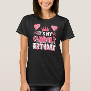 Camiseta É a celebração de aniversário da minha avó