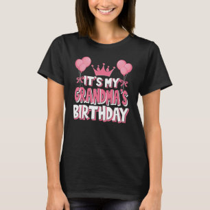 Camiseta É a celebração de aniversário da minha avó