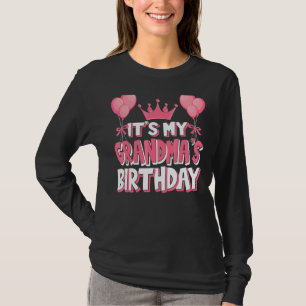Camiseta É a celebração de aniversário da minha avó
