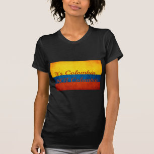 Camiseta "É a Colômbia, não a Colômbia"