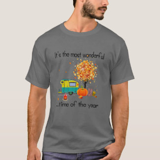 Camiseta É a época mais maravilhosa do ano - acampamento