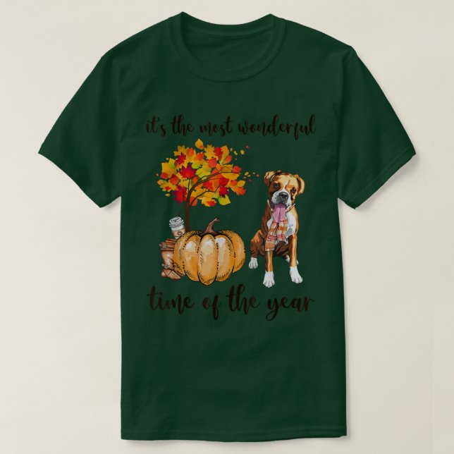 Camiseta É a época mais maravilhosa do ano Boer Autum (Frente do Design)