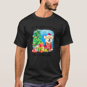 Camiseta É A Época Mais Maravilhosa Do Ano Corgi Chr