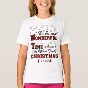 Camiseta É a época mais maravilhosa do Ano de Combinação