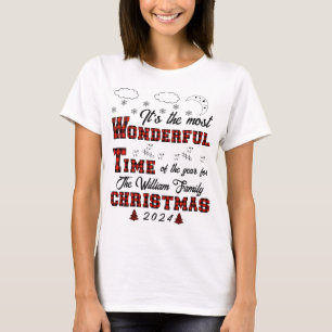 Camiseta É a época mais maravilhosa do Ano de Combinação