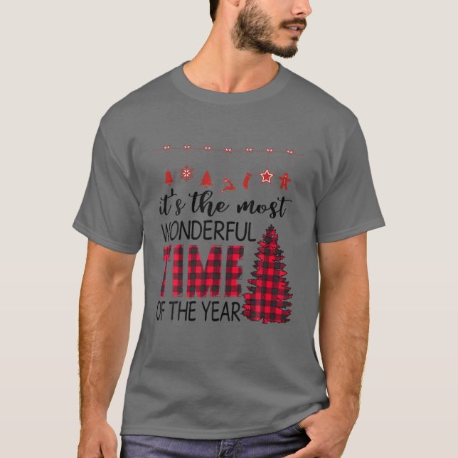 Camiseta É a época mais maravilhosa do ano de férias (Frente)