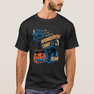 Camiseta É a época mais maravilhosa do ano do gato negro