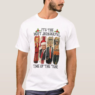 Camiseta É a época mais maravilhosa do ano do trunfo