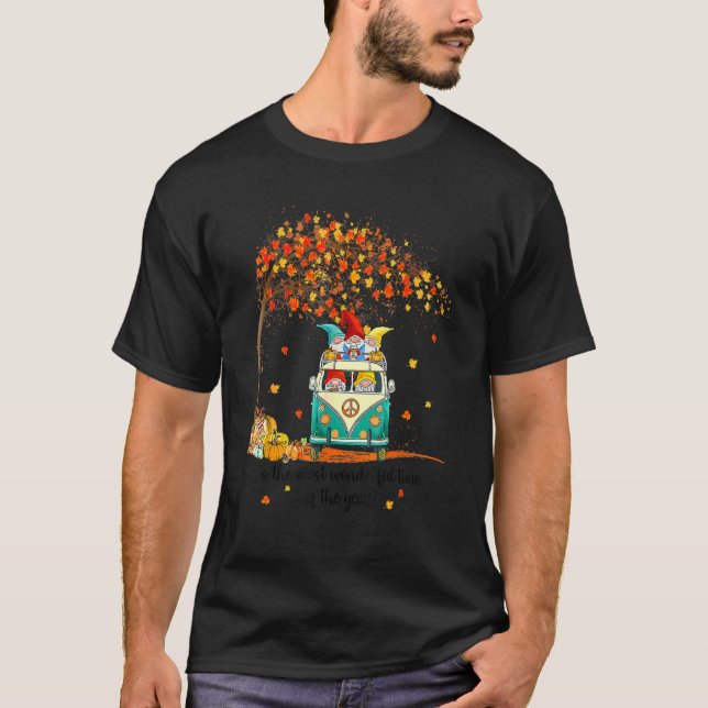 Camiseta É a época mais maravilhosa do ano dos gnomos Au (Frente)