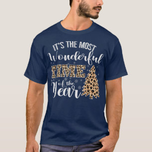 Camiseta É A Época Mais Maravilhosa Do Ano Leopard Tr