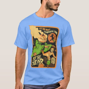 Camiseta É a época mais maravilhosa do Dia das Bruxas