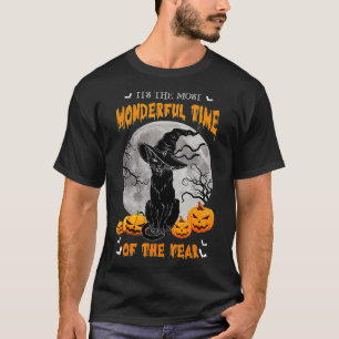 Camiseta É a época mais maravilhosa do Dia das Bruxas