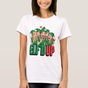 Camiseta É a época mais maravilhosa para uma impressão de c