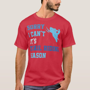 Camiseta É a estação de trilhos Engraçado Snowmobile Riding