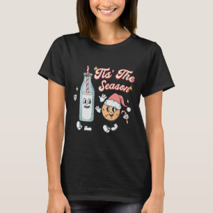 Camiseta É a Estação Retrô Leite e Biscoito de Natal