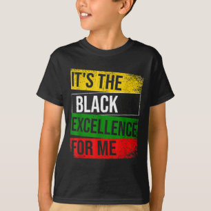 Camiseta É a excelência negra para mim, orgulhoso nome afri