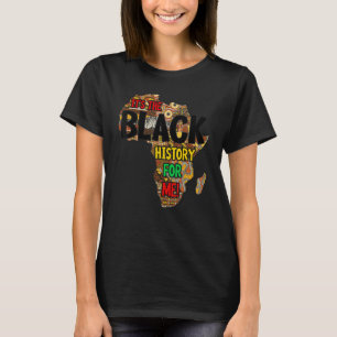Camiseta É a História Negra Para Mim Mapa Orgulho Negro Bla