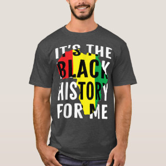 Camiseta É a história negra para mim, o primo afro-american