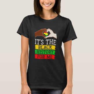 Camiseta É a história negra para mim Tshirt Melanin Men