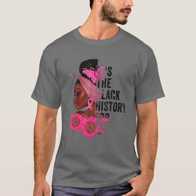 Camiseta É a história negra para mim, um mito africano mela (Frente)