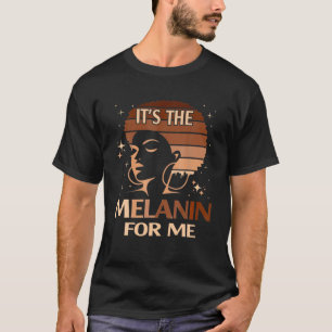 Camiseta É a história negra para mim, um mito africano mela