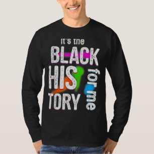 Camiseta É A História Negra Para Mim Um Orgulho Mês African