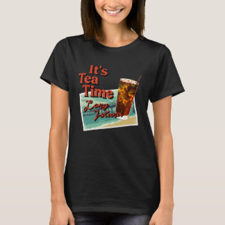 Camiseta É a Hora do Chá Amigo de Coquetel Long Island