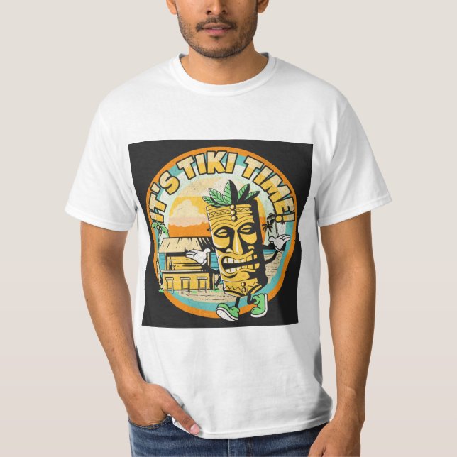 Camiseta É a Hora do Tiki! (Frente)