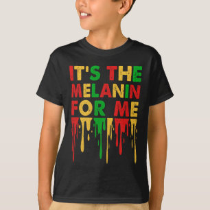 Camiseta É a Melanina para mim História Negra Melanata Ju