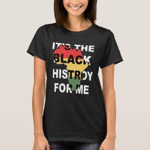 Camiseta É a Melanina para mim, Orgulho da História Negra M