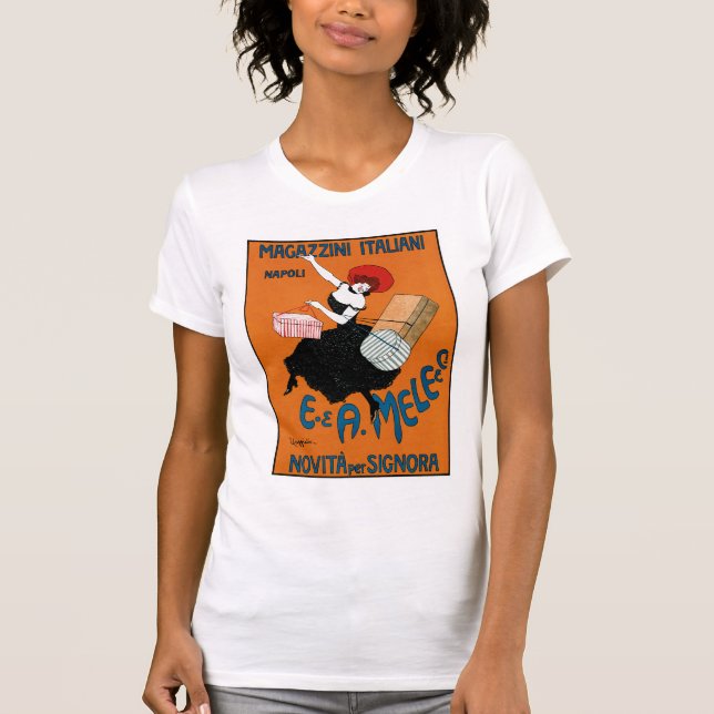 Camiseta ~ E.A. Mele Co. de Magazzini Italiani (Frente)