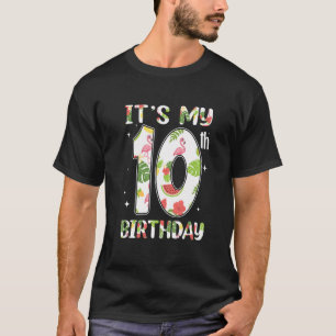 Camiseta É a minha 10ª Fruta tropical de aniversário 10 Yea