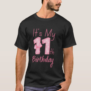 Camiseta É a minha 11 de Aniversário 11, Coquette, Themed B