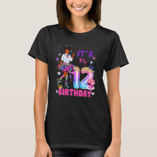 Camiseta É a minha 12 de aniversário africana negra america