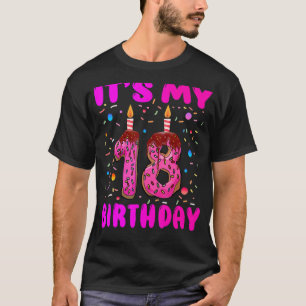 Camiseta É a minha 18.ª garota de aniversário, Doughnut Hap