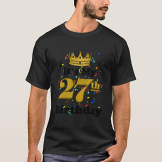 Camiseta É a minha 27ª Idade Py 27
